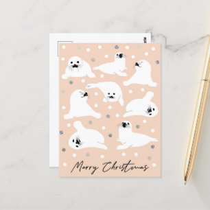 Arctic Animals Collection- Seals Postcard
