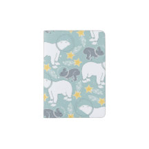 Arctic Animals in Space Pattern