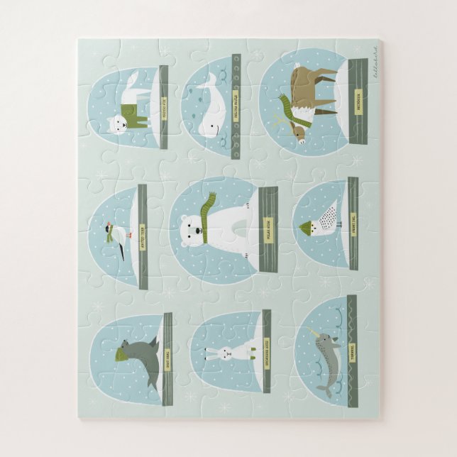 Arctic Animals Kids' Puzzle (Vertical)