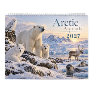 Arctic Animals Wildlife Photography Calendar