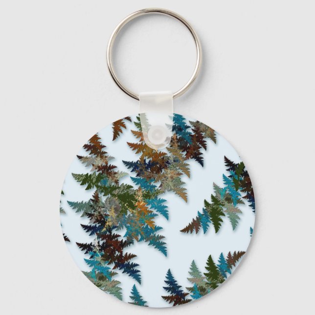 Arctic Camouflage Keychain (Front)