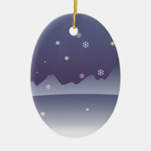 Arctic Ceramic Ornament