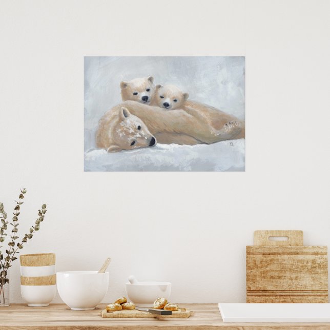 Arctic Family Poster (Kitchen)