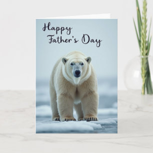Arctic Fathers Day Portrait Card