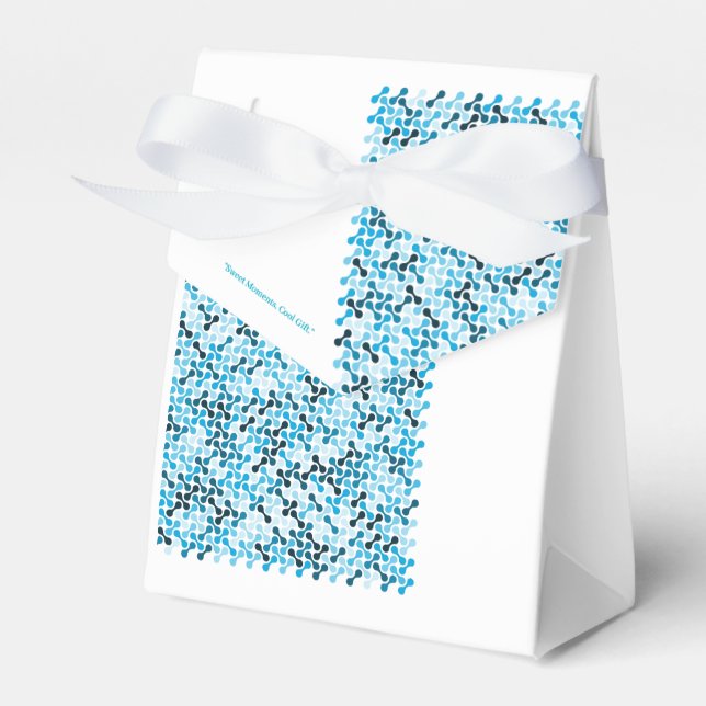Arctic Flow – Blue Rhythm Favor Box (Front Side)