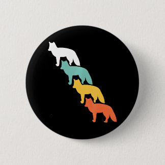 Arctic Fox 2 Inch Round Button