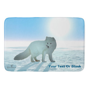 Arctic Fox Bath Mat