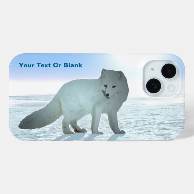 Arctic Fox Case-Mate iPhone Case (Back (Horizontal))