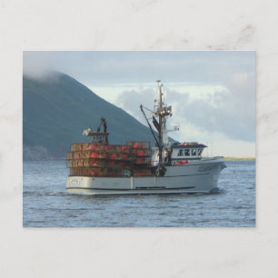 Arctic Fox, Crab Boat in Dutch Harbour, Alaska Postcard