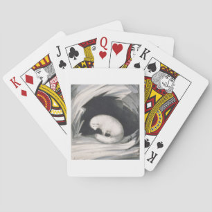 Arctic Fox, from 'Narrative of a Second Voyage in Playing Cards
