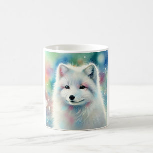 Arctic fox in winter light 151024AREF148 - Waterco Coffee Mug