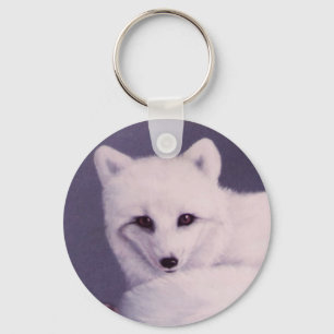Arctic Fox Keychain