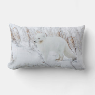 Arctic Fox Lumbar Pillow