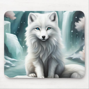 Arctic Fox Mouse Pad
