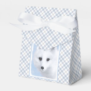 Arctic Fox Painting - Original Wildlife Art Favor Box
