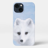 Arctic Fox Painting - Original Wildlife Art