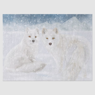 Arctic Fox Tissue Paper