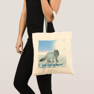 Arctic Fox Tote Bag