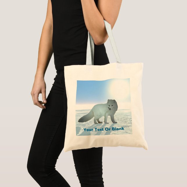 Arctic Fox Tote Bag (Front (Product))