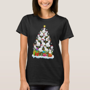 Arctic Fox   Xmas Lights   Arctic Fox Christmas Tr T-Shirt