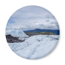 Arctic Glacier Landscape with Snow and Peaks
