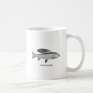 Arctic Grayling Logo (line art) Coffee Mug
