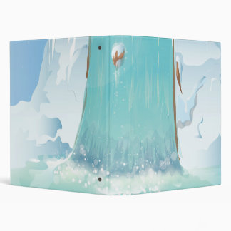 Arctic Ice Waterfall Binder