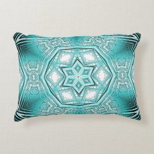 Arctic Kaleidoscope Accent Pillow