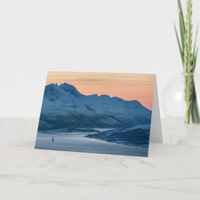 Arctic Landscape Photo Card (Front)