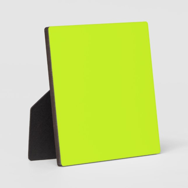 Arctic lime (solid color)  plaque (Front)