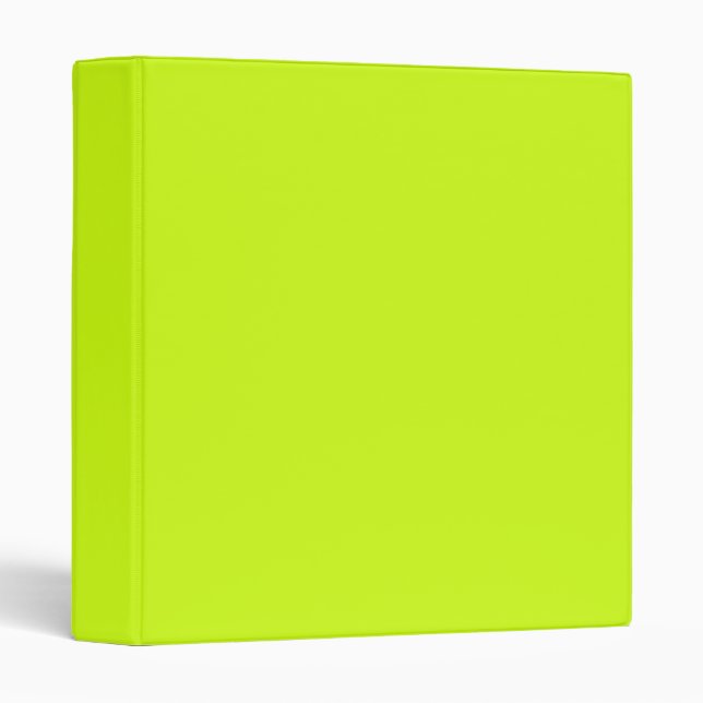 Arctic lime (solid colour)  binder (Front/Spine)