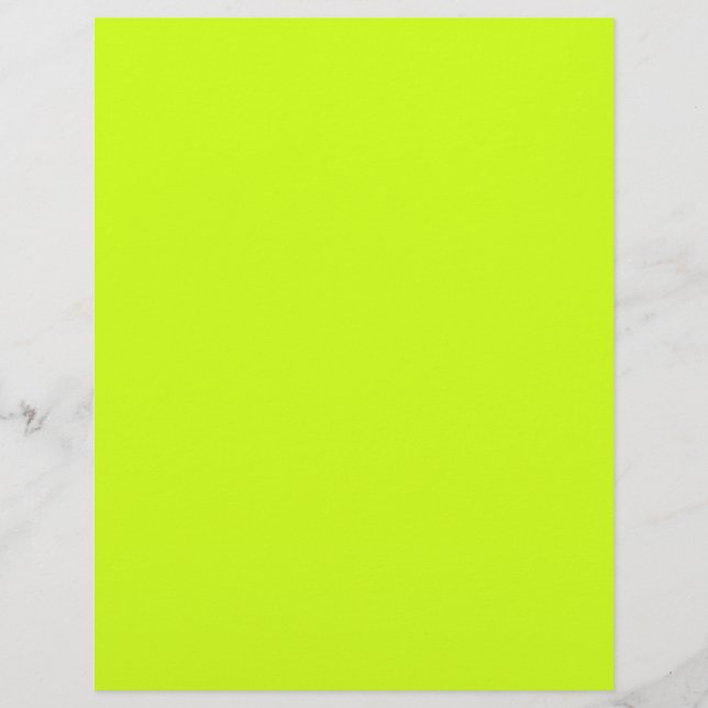 Arctic lime (solid colour)  letterhead (Front)