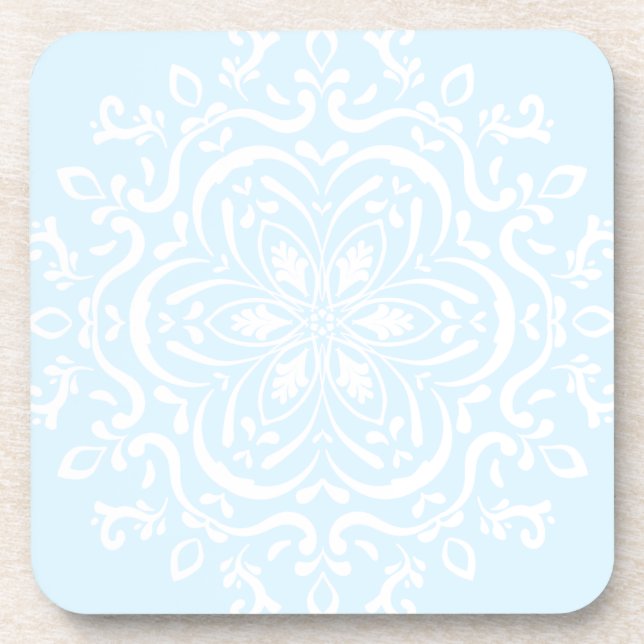 Arctic Mandala Coaster (Front)