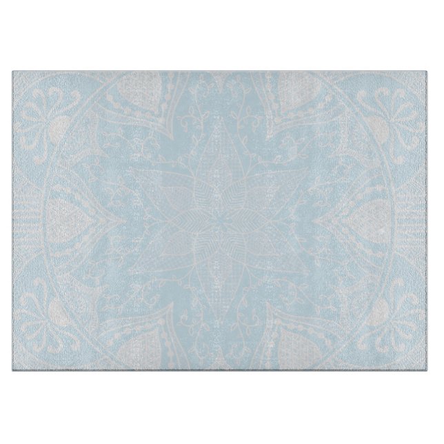 Arctic Mandala Cutting Board (Front)