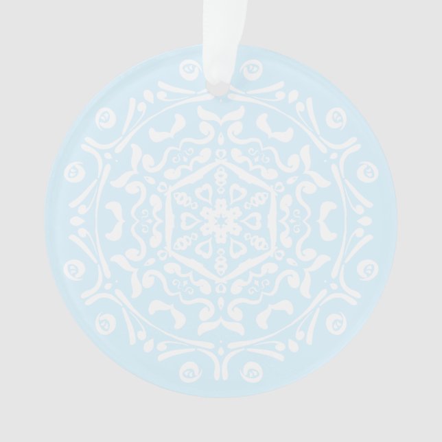 Arctic Mandala Ornament (Front)