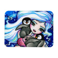 Arctic Mermaid Baby Penguins by Hannah Lynn
