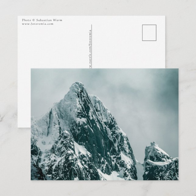 Arctic Mountain Landscape Photo Postcard (Front/Back)
