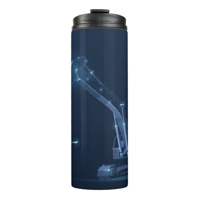 Arctic Night Operator Thermal Travel Mug Excavator (Front)
