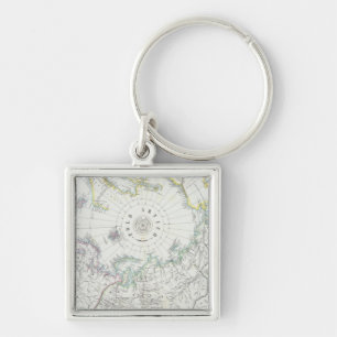 Arctic, Northern Hemisphere Keychain