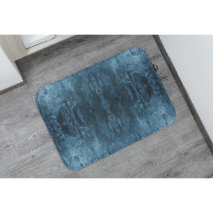 Arctic Oasis Psychedelic Ice Crystalline Bath Mat