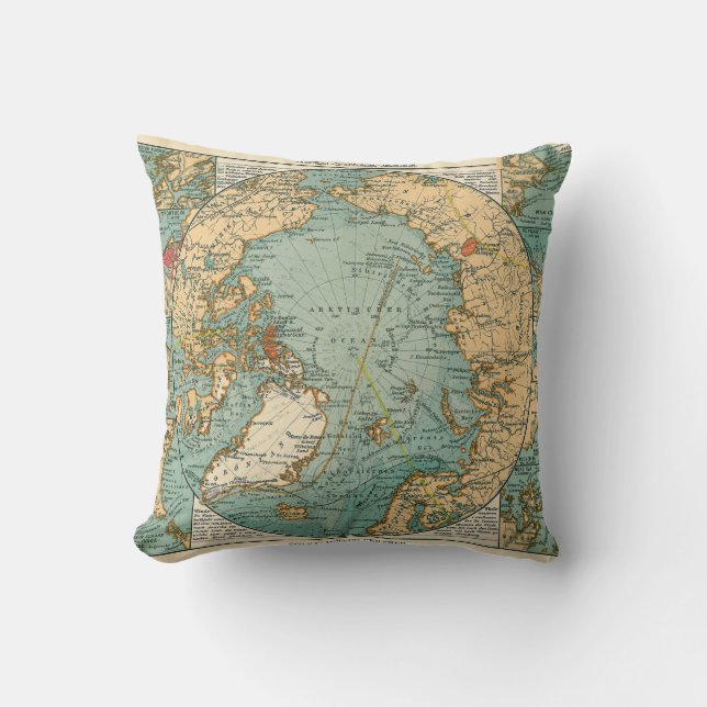 Arctic Ocean - Throw Pillow (Front)