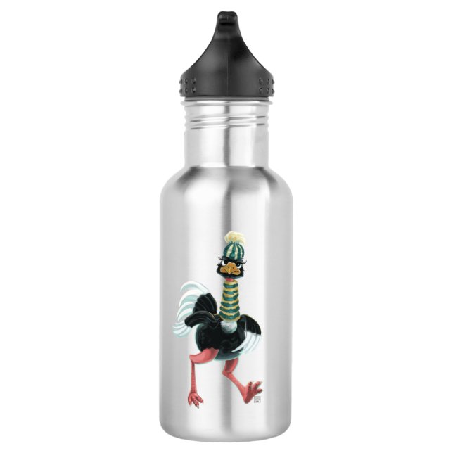 Arctic Ostrich on the Run 532 Ml Water Bottle (Right)