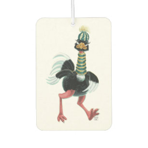 Arctic Ostrich on the Run Air Freshener