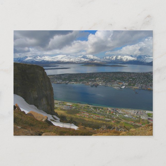 Arctic Paragliders Cliff Postcard (Front)
