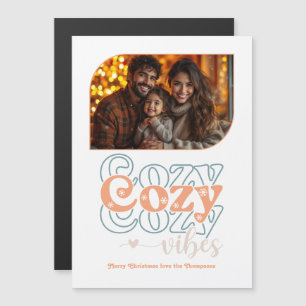 Arctic Peach Holiday Keepsake Christmas Photo