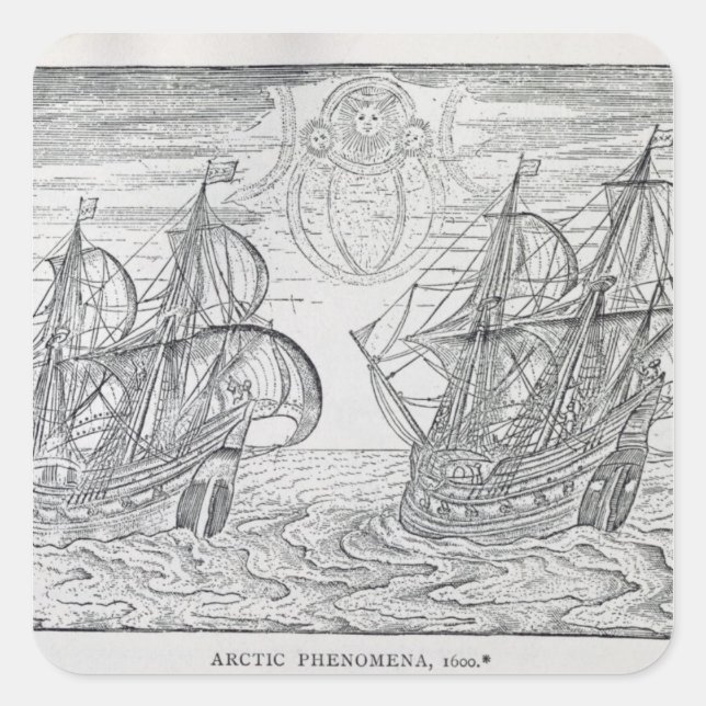 Arctic Phenomena' Square Sticker (Front)