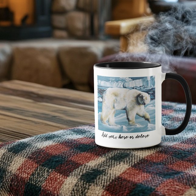 Arctic Polar Bear Blue Mug (Creator Uploaded)