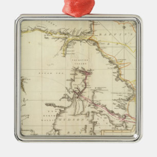 Arctic Regions Metal Ornament