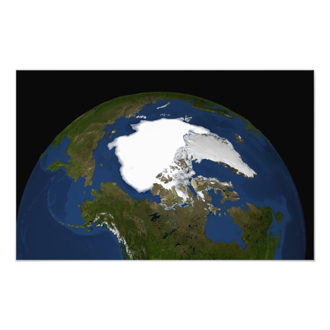 Arctic sea ice in 2005 photo print (Front)