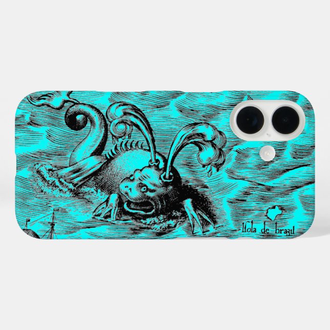 Arctic Sea Monster Case-Mate iPhone Case (Back (Horizontal))